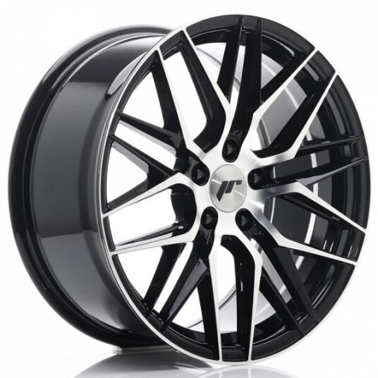 Japan Racing Jr28 Gloss Black Machined Face 8.5x20 5x108 ET40 B65.1