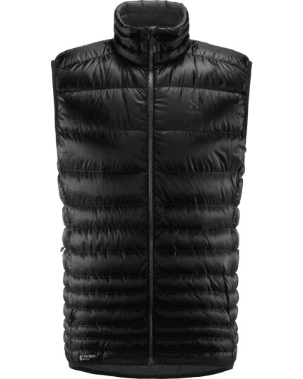 Haglöfs Essens Down Vest M True Black/Magnetite (Storlek XXL)