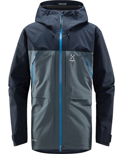 Haglöfs Vassi Touring Gtx Jacket M Steel Blue/Tarn Blue (Storlek L)