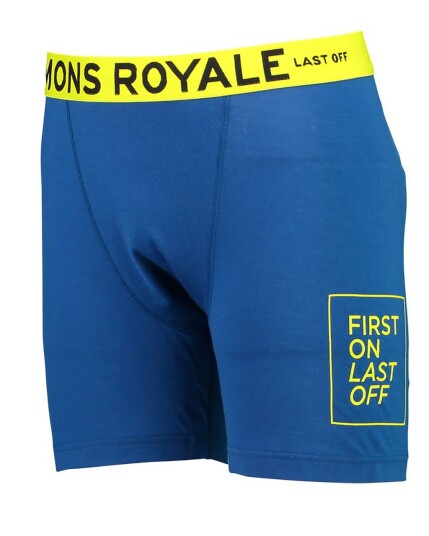 Mons Royale Hold 'em Boxer M Oily Blue (Storlek M )