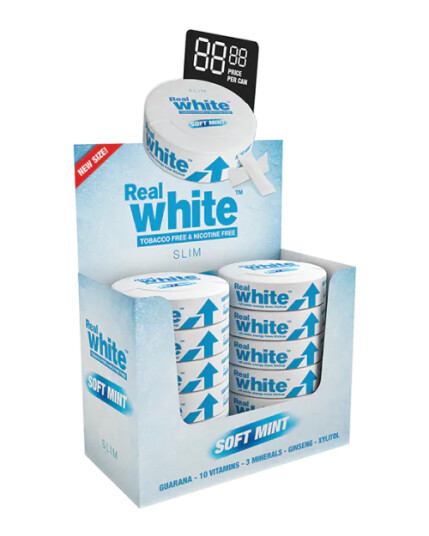 Kickup Nikotinfri Snus Snus Real White Mint Slim - TIPAKNING