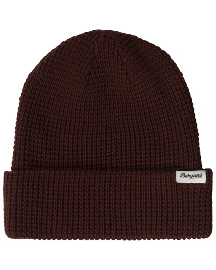 Bergans Waffle Knit Beanie Amarone Red