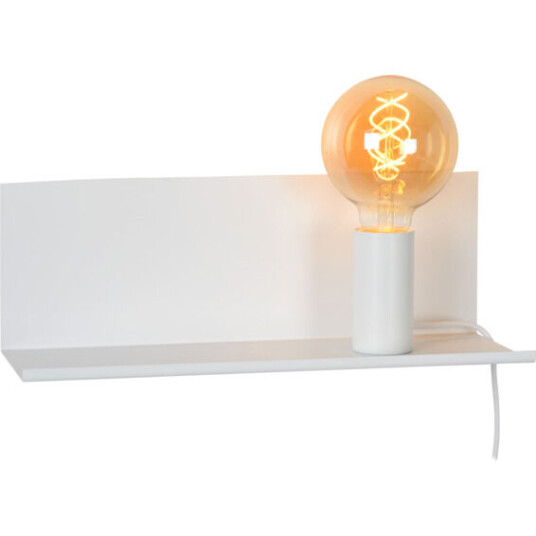 Lucide Sebo Vegglampe E27 Hvit - 92037