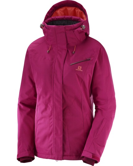 Salomon Fantasy Jacket W Cerise Heather (Storlek M)