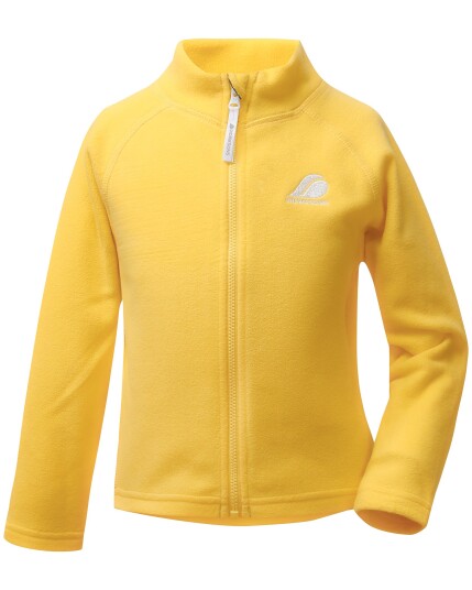 Didriksons Monte Kids Microfleece Jacket Pollen Yellow (Storlek 80)