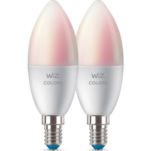 WiZ Lyskilde WCA 4,9W C37 E14 WiFi 2pk - 60439