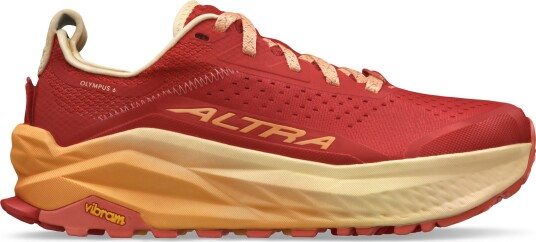 Altra Women's Olympus 6 Red/Orange 38.5, Red/Orange