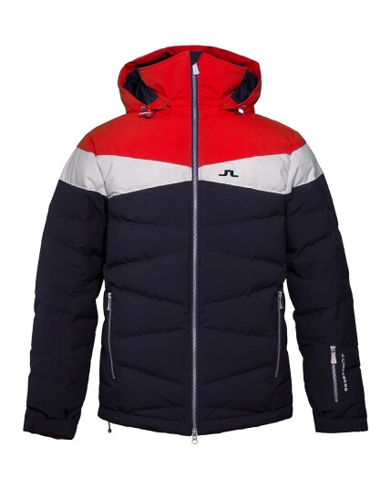 J.Lindeberg Crillon Down Jacket JL 2L M Racing Red (Storlek L)