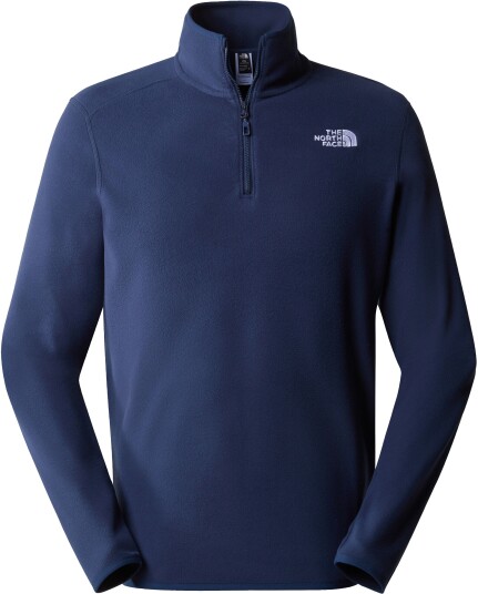 The North Face 100 Glacier 1/4 Zip Herre Summit Navy S