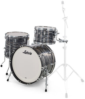 Ludwig Classic Oak Fab 22 V.Svart Oy.