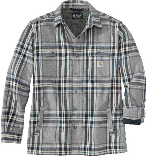 Carhartt Flannel Sherpa Lined Skjorte XXL Grå