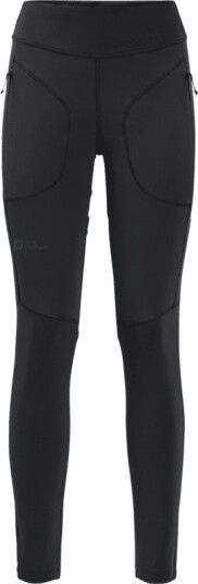 Jack Wolfskin Women's Salmaser Tights Sort XS Woman