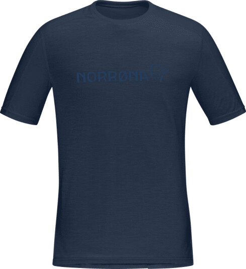 Norrøna Men's Falketind Equaliser Merino T-Shirt Blå L Man