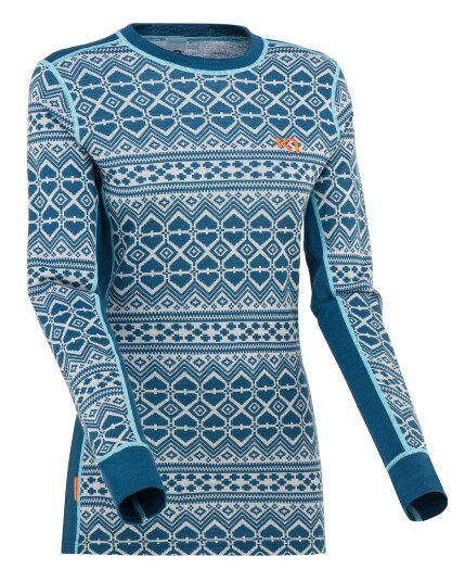 Kari Traa Hjerte L/S W Ocean (Storlek XL)