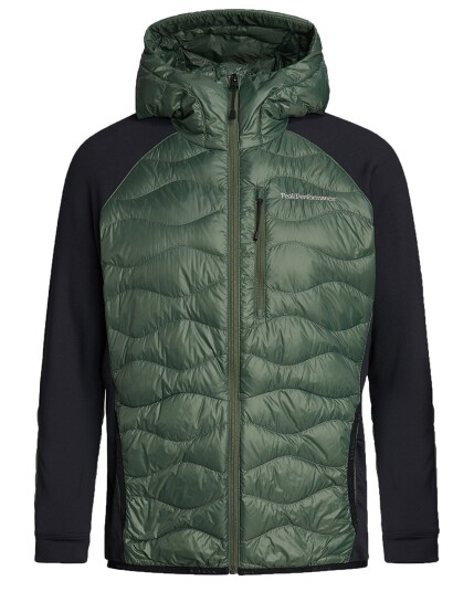 Peak Performance Helium Hybrid Hood Jacket M Thrill Green (Storlek XXL)