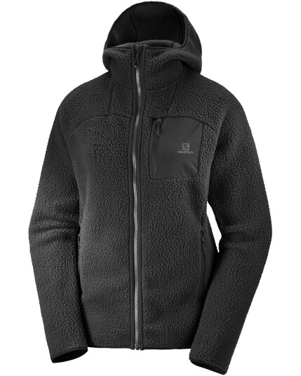 Salomon Outline Warm Teddy Fleece W Black (Storlek S)