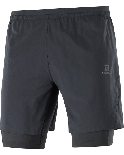 Salomon Cross Twinskin Shorts M Black (Storlek XL)