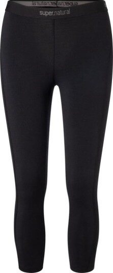 super.natural Women's Arctic230 Tight 3/4 XL, Jet Black