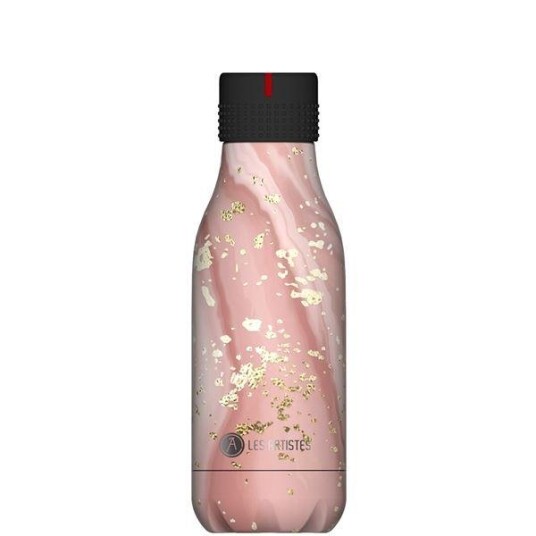 Les Artistes  Bottle Up Design termoflaske 0,28L rosa marmor