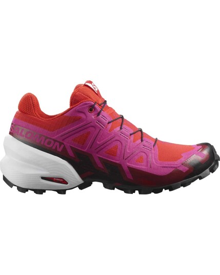 Salomon Speedcross 6 W Fiery rød/Very Berry/White (Storlek 5 UK)