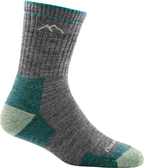 Darn Tough Women's Hiker Micro Crew Midweight Hiking Sock Cushion 35-38 , Slate