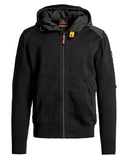 Parajumpers Dominic Hooded Pullover Sweater M Black (Storlek M)