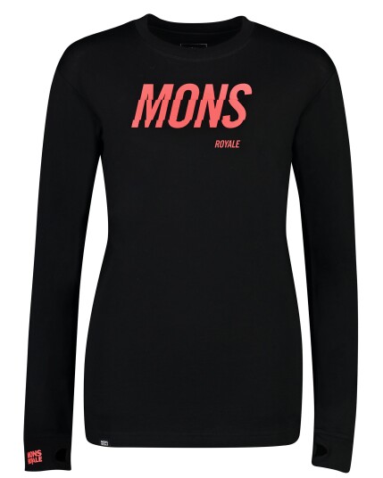 Mons Royale Yotei BF Tech L/S W Black (Storlek XS)