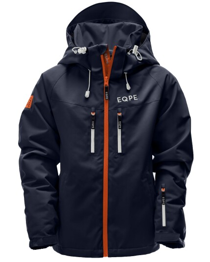 EQPE Qanuk Jacket JR Dark Navy (Storlek 122/128)