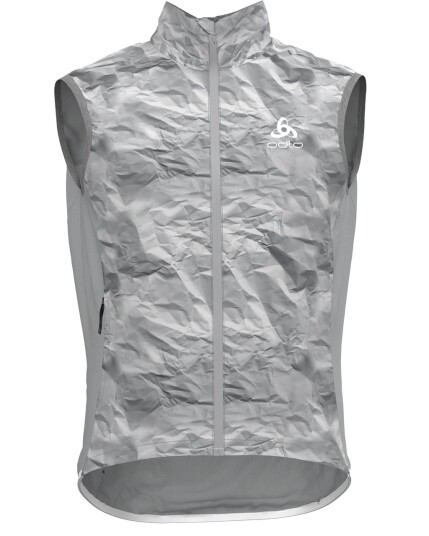 Odlo FUJIN Vest M Odlo Silver Grey/Paper Print (Storlek XXL)