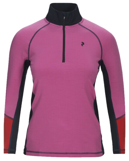 Peak Performance Magic Half Zip W Vibrant Pink (Storlek S)