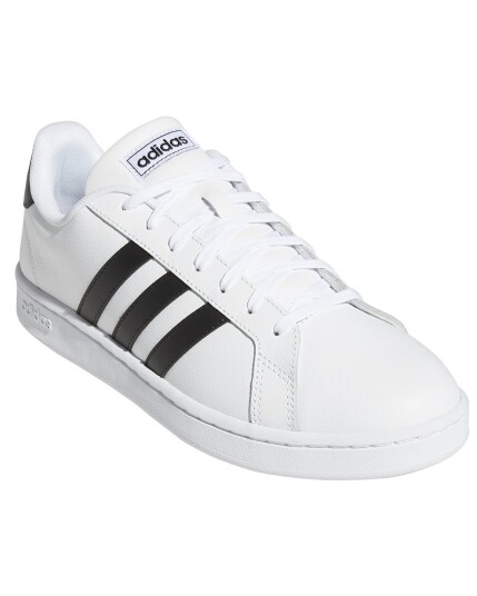 Adidas Grand Court FtwWhite/CBlack/FtwWhite (Storlek 4 UK)