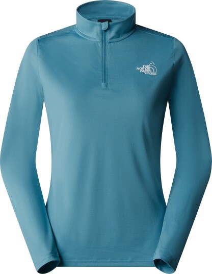 The North Face Women's Flex 1/4 Zip Graphic 1 Algae Blue XS