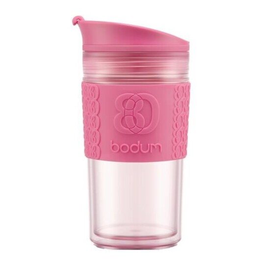 Bodum - Travel Mug reisekopp 35 cl dobbeltvegg rosa