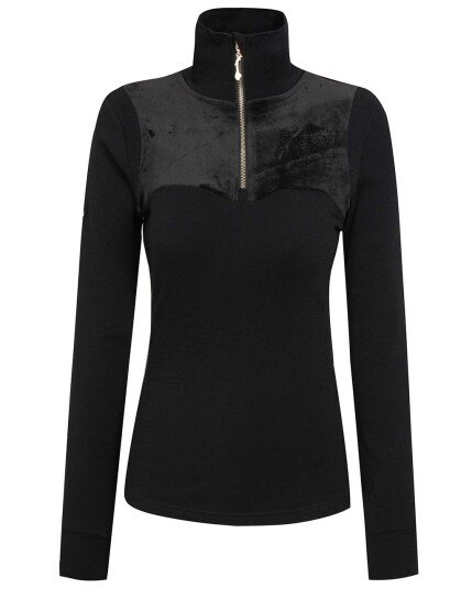 Woolland Sirdal Top W Pure Black (Storlek XS)