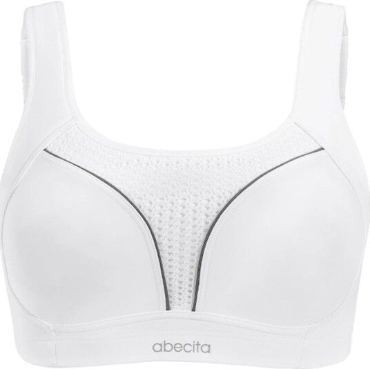 Abecita Women's Dynamic Sport Bra D 95, White/Grey