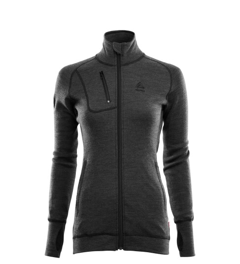 Aclima DoubleWool Jacket Dame Marengo Jet Black L