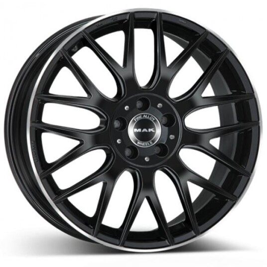 Mak Arrow Black Polished Lip 9x18 5x112 ET50 B66.6