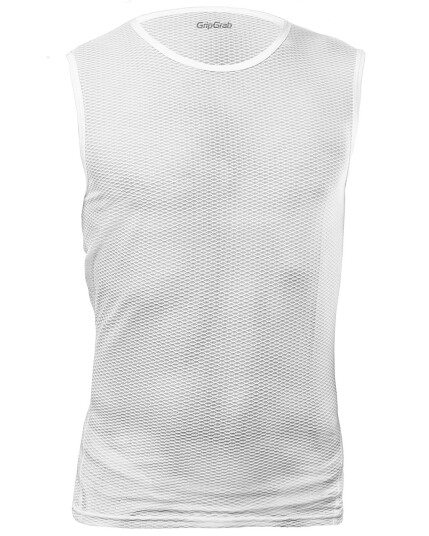 GripGrab Ultralight Sleeveless Mesh Baselayer M White (Storlek M)