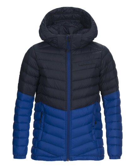 Peak Performance Frost B Hood JR Island Blue (Storlek 150)