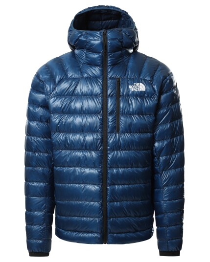 The North Face Summit Down Hoodie M Blue Wing Teal (Storlek M)