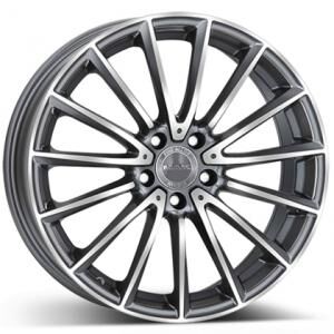 MAK Komet Gunmetal Machined Face 8x18 5x112 ET33 B66.6