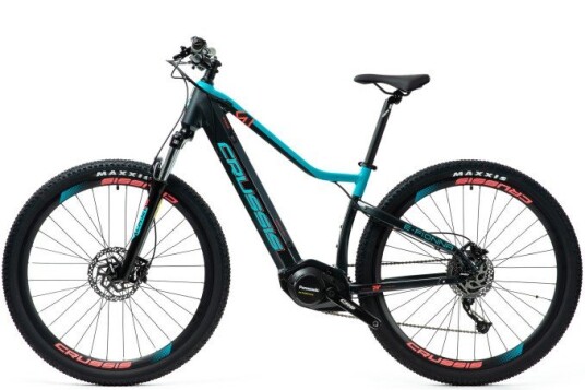 Crussis e-Fionna 7.9-M 29"/19" Sort/Turkis MTB e-bike - Din høyde 175-190cm (L), Sort