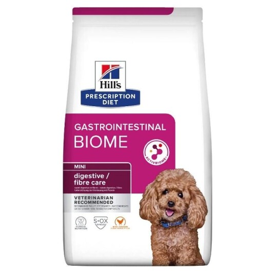 Hill's Prescription Diet Gastrointestinal Biome Mini tørrfôr til hund med kylling 3 kg