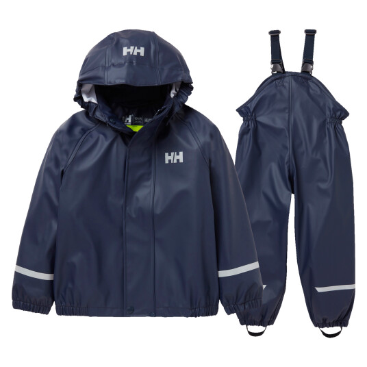 Helly Hansen Bergen 2.0 PU Rainset, regnsett barn  5 597 NAVY