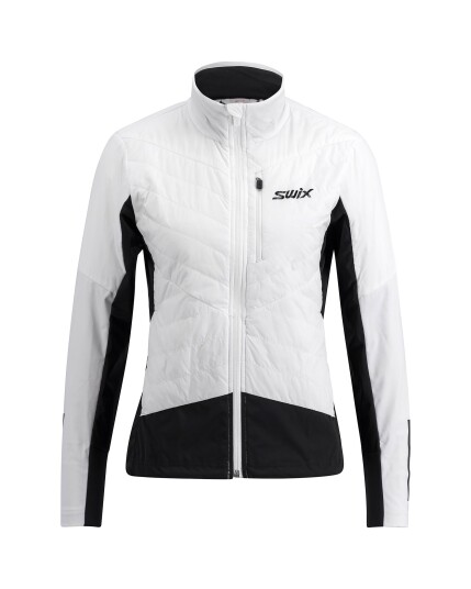 Swix Dynamic Hybrid Insulated Jacket W Bright White/Black (Storlek XL)