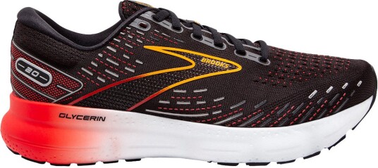 Brooks Glycerin 20 Herre  Black/Blackened Pearl/Fiery Red 44