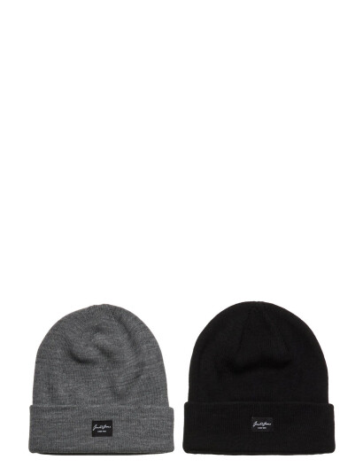 Jack & Jones Jac2Pack Ot Beanie Black Jack & J S BLACK ONE SIZE