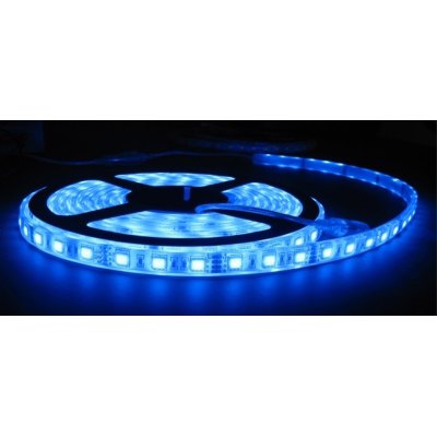 Blå sprutsikker LED strip 5m 30 LED per meter