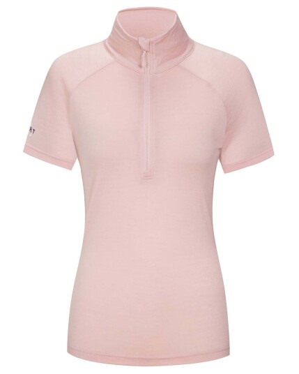 Woolland Hilleknuten S/S Top W Rose Smoke (Storlek XL)