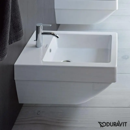 Duravit Vero Air Vegghengt bidé 370x570 mm, 1 blanderhull